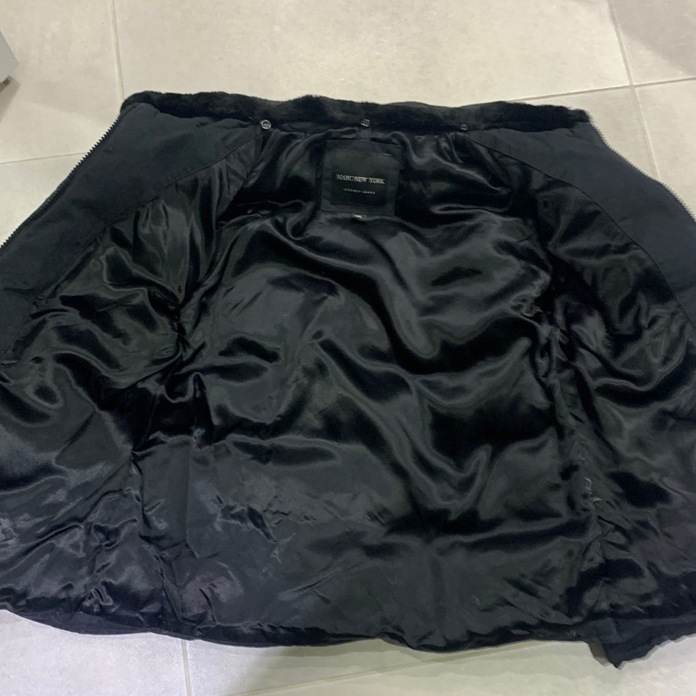 VTG 90’ Andrew Marc Super Warm Down Puffer /Detachable Faux Fur Collar - Picture 11 of 17